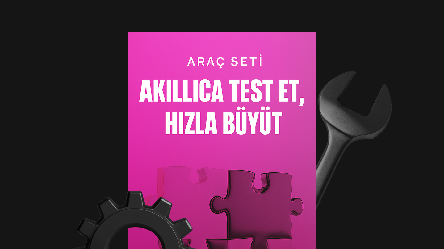 Akıllıca Test Et, Hızla Büyüt